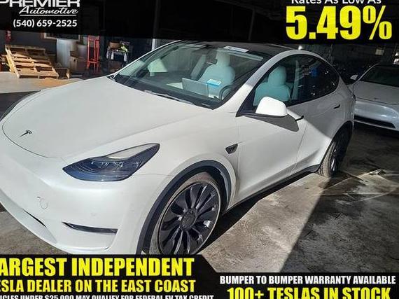 TESLA MODEL Y 2022 7SAYGDEF5NF453139 image